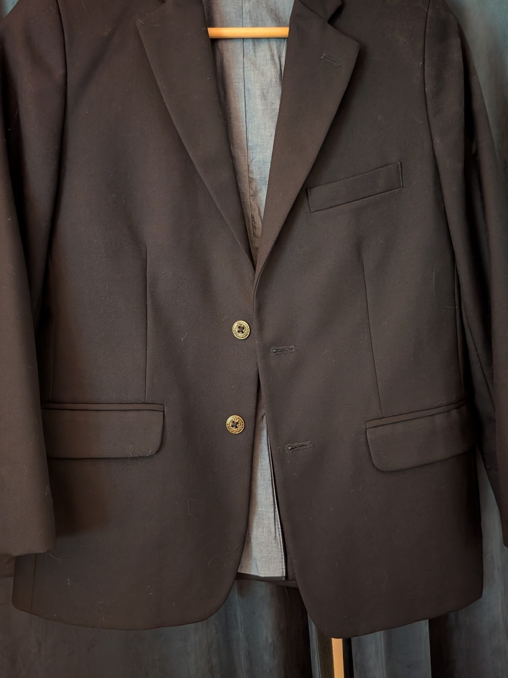 Nordstrom Men's Navy Blue Two-Button Sport Coat